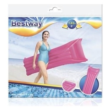 Bestway%20Pembe%20Renk%20Deniz%20ve%20Havuz%20Yatak%20183X69