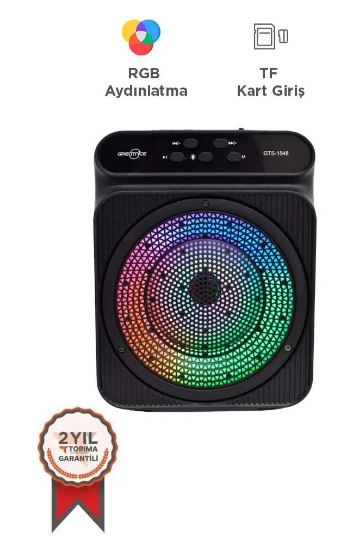 Torima%20GTS-1548%208W%204’’%20Extra%20Bass%20RGB%20Işıklı%20Bluetooth%20Hoparlör%20FM%20Radyo%20USB%20TF%20AUX%20Destekli%20Speaker